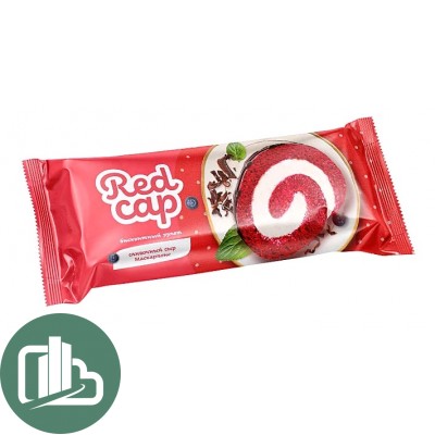 Яшкино Рулет бискв REDCAP слив сыр Маскарпоне 200гр 1/14
