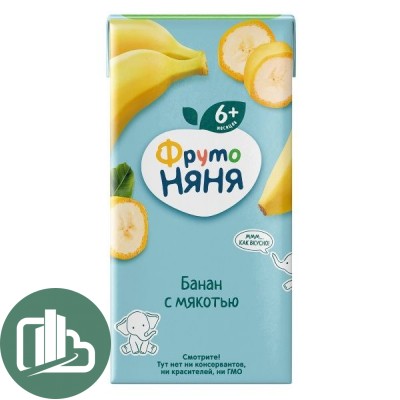 Сок ФрутоНяня 0,2л Банан 1/18