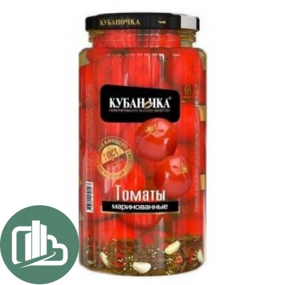 КУБАНОЧКА Томаты маринованные со сладким перцом 1500гр 1/6