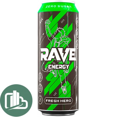 Энергетик RAVE Энерджи FRESH HERO 0,5л 1/12