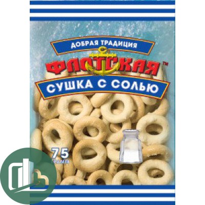 Мини-Сушки с солью 60 гр.  Флотская, 1/50