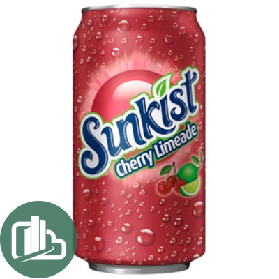 Напиток Sunkist Вишня 355мл 1/12 США