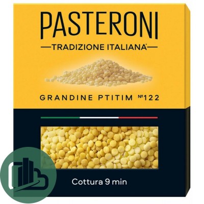 Макароны Pasteroni 400гр 1/14 Grandine Ptitim