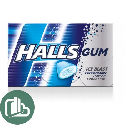 Жев/резинка  Halls Двойная мята 18г. 1/16