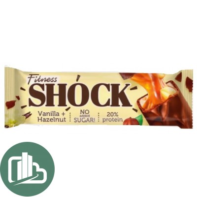 Протеиновый батончик Shok 50гр Хрустящий фундук 1/12