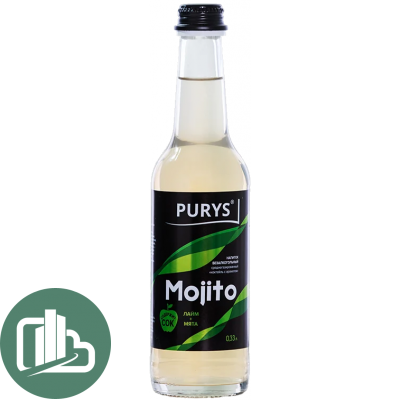 Газированный напиток PURYS 0,33л MOJITO 1/6 Мохито