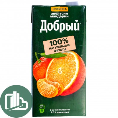 Добрый 2л апельсин-мандарин 1/6 (60)