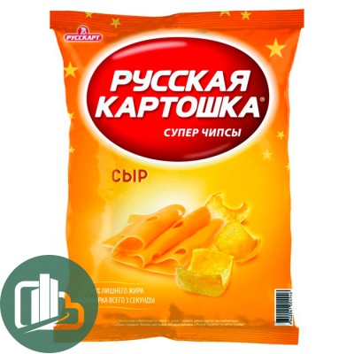 Русская картошка 140гр 1/9 Сыр