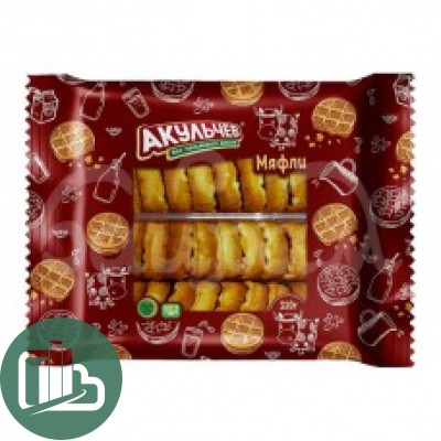 Вафли мяфли акульяев 310гр 1/10