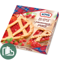 Пирог песочный с земляничным джемом 430гр 1/6 Ковис
