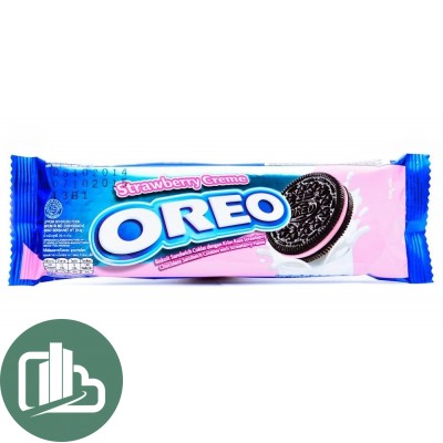 Печенье  OREO 28,5гр Клубничный крем (Strawberry) 1/12