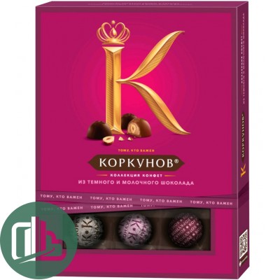 Коркунов 109гр из тёмного и молочного шоколада 1/7
