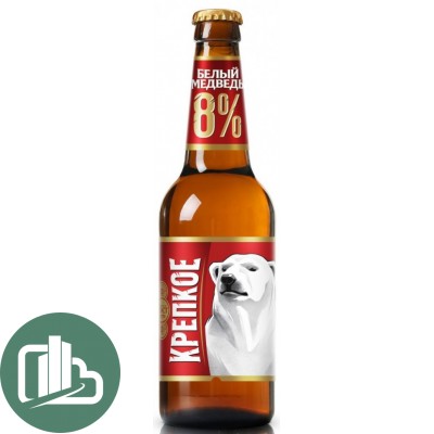 Белый Медведь Крепкий 8% 1,25л 1/6 ПЭТ