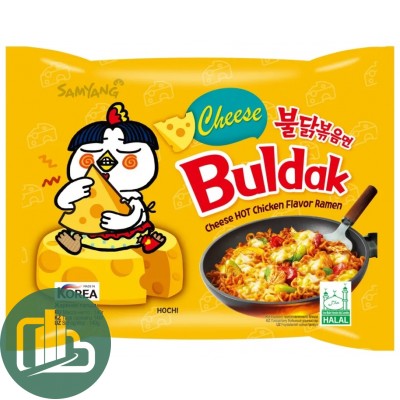 Лапша БП КОРЕЯ SAMYANG BULDAK 140гр ПАКЕТ Курица СЫР 1/40