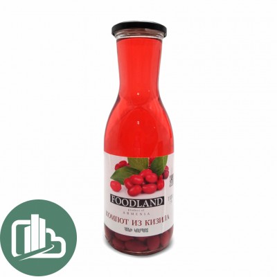 FOODLAND Компот из Кизила 1100мл 1/6