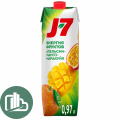 Сок J7 1л. Апельсин Манго Маракуйя 1/12