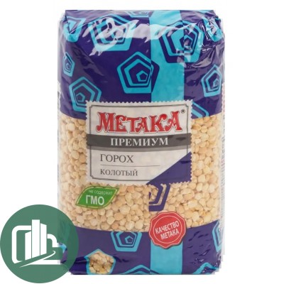 Метака Горох колотый 800г 1/10