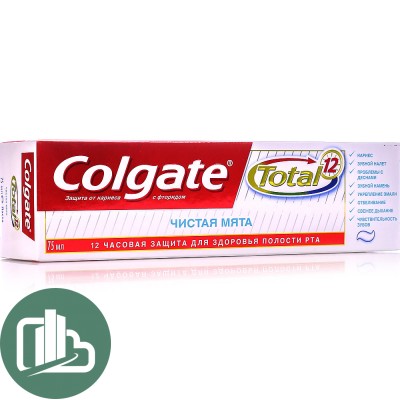 Зубная паста Colgate c фторидом 75мл 1/12