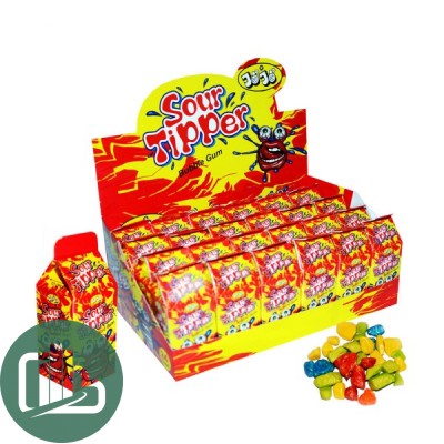 Жевательная резинка JOJO Sour Tipper 1/24 20гр 