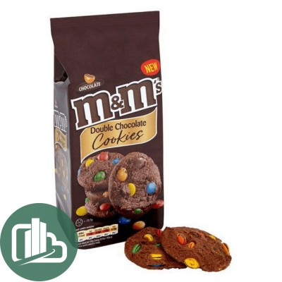 Печенье импорт 180гр M&M`s Double Chocolate Cookies 1/8