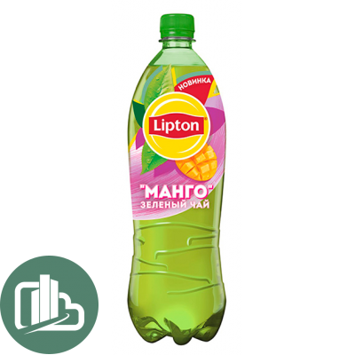 Бут. Липтон 1л зеленый Манго 1/12