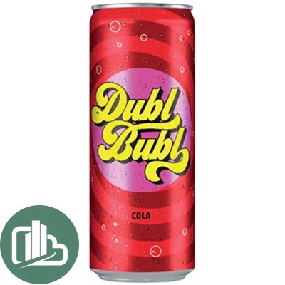 Напиток Бабл Бабл Кола (Dubl Bubl Cola)0,33л 1/24
