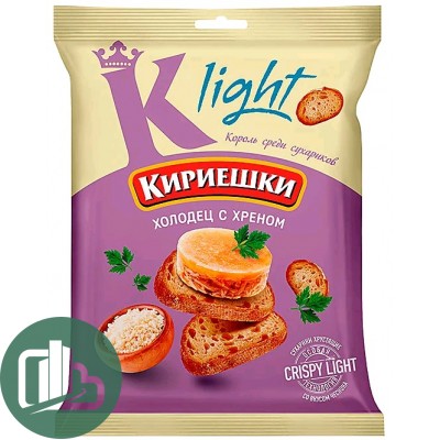 Яшкино Кириешки 80гр Холодец с хреном 1/22