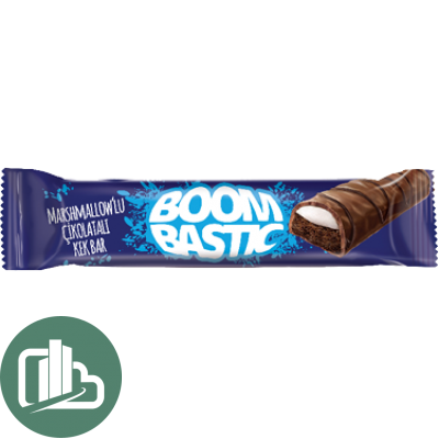 Кекс BOOM BASTIC с какао и маршмеллоу 40гр 1/12