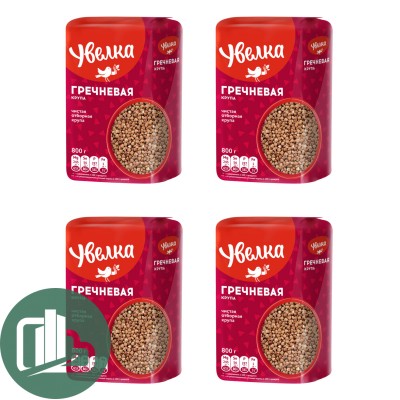 Чистая крупа Гречка ядрица 800гр 1/6