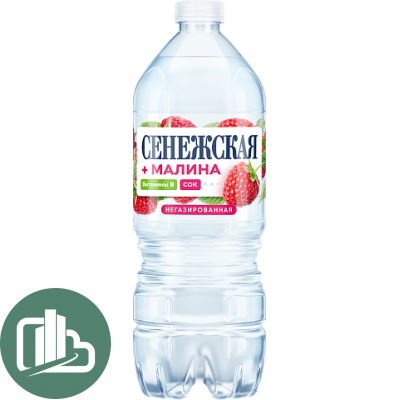 Сенежская плюс 1л Малина б/г 1/6