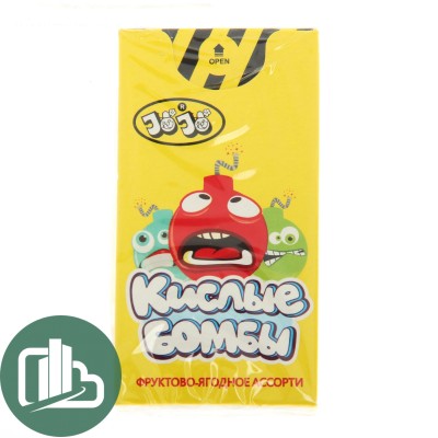 КИСЛИЦА Шипучая карамель 5гр Кислые бомбы 1/15