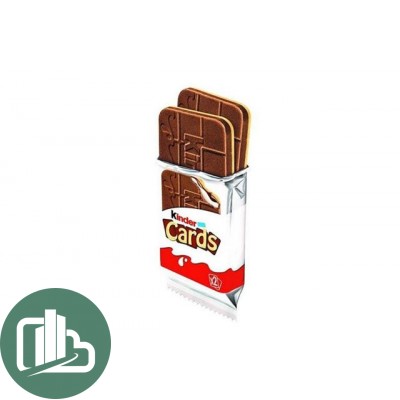 Киндер Импорт Кардс Пирожные Kinder Cards T2 25,6гр 1/30