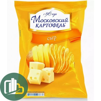 Московский картофель 70гр со вкусом сыра 1/12