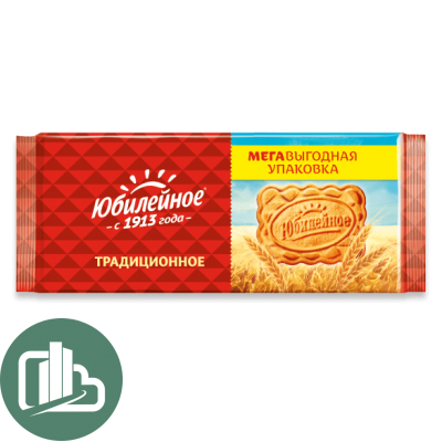 Юбилейное печенье 224гр традиционное 1/30