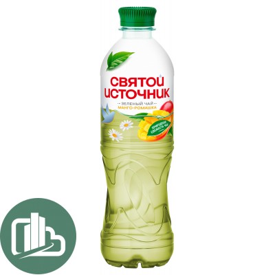 Святой источник 0,5л Чай Зелёный Манго Ромашка 1/12
