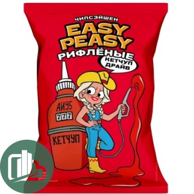 Картофель хрустящий EASY PEASY со вкусом Кетчупа 50гр 1/24