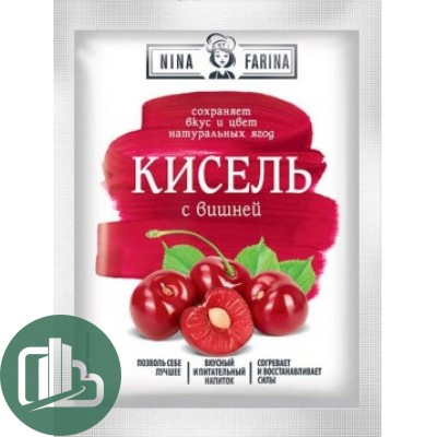 ГАЛЕРЕЯ ВКУСОВ NINA FARINA Кисель с вишней 110гр 1/20 PKC100
