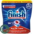 Капсулы для посудомоечных машин Finish 100таб1600гр 