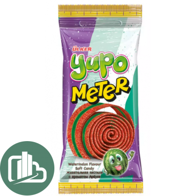 YUPO METER Жевательный мармелад 50гр Арбуз 1/24 (6)