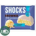 Протеиновый батончик Shok 40гр Брауни Пломбир 1/9