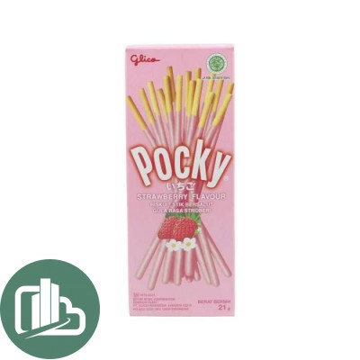Палочки шок. Pocky Клубника мини бокс 21гр 1/10