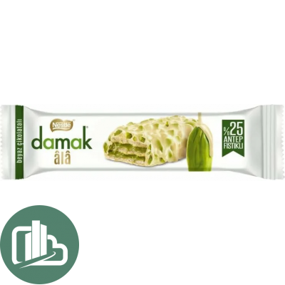 Нестле Damak с фисташками в белом шоколаде 30гр 1/12 