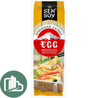 Sen Soy Лапша Яичная 300гр 1/24 EGG NOODLES