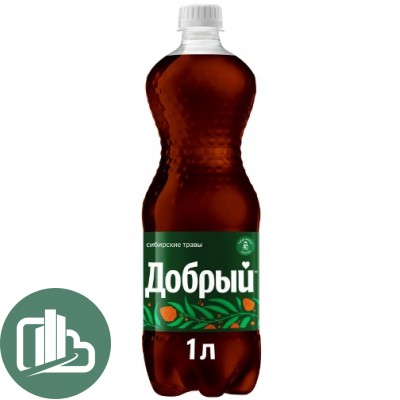 Добрый Газ 1л Сибирские травы 1/12
