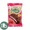 Halley Сендвич+печенье КЛУБНИКА с молочным шок с маршмеллоу 28гр 1/36