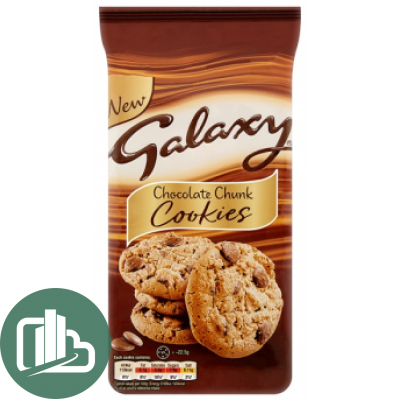 Печенье импорт 180гр Гелекси Cookies CHOCOLATE 1/8