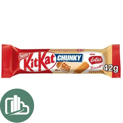 Кит - Кат 42гр CHUNKY Lotus Biscoff White 1/24