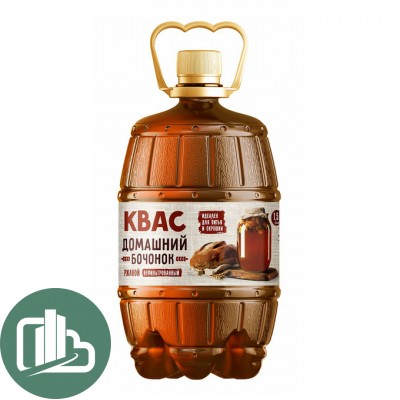 Квас Домашний бочонок 1,5л 1/6
