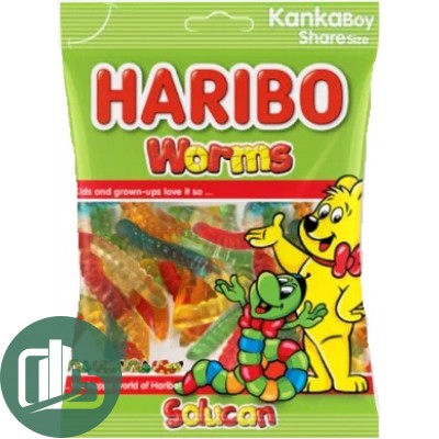 Мармелад ХАРИБО 80гр Worms (Кислые червяки) 1/24
