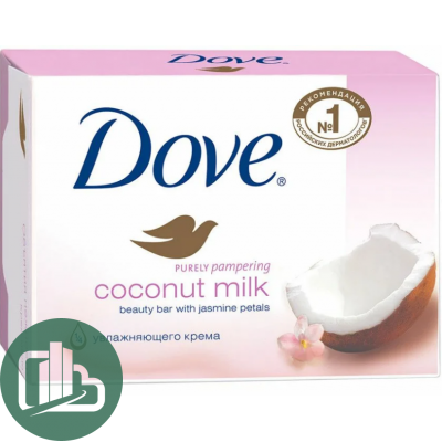 Dove мыло 135г 1/48 Кокос и жасмин 